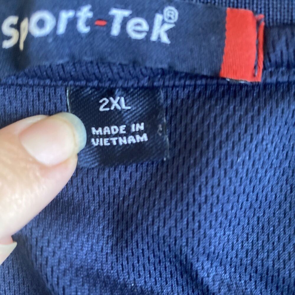 Sport Tek Polo Shirt Blue 2XL - Picture 3 of 5